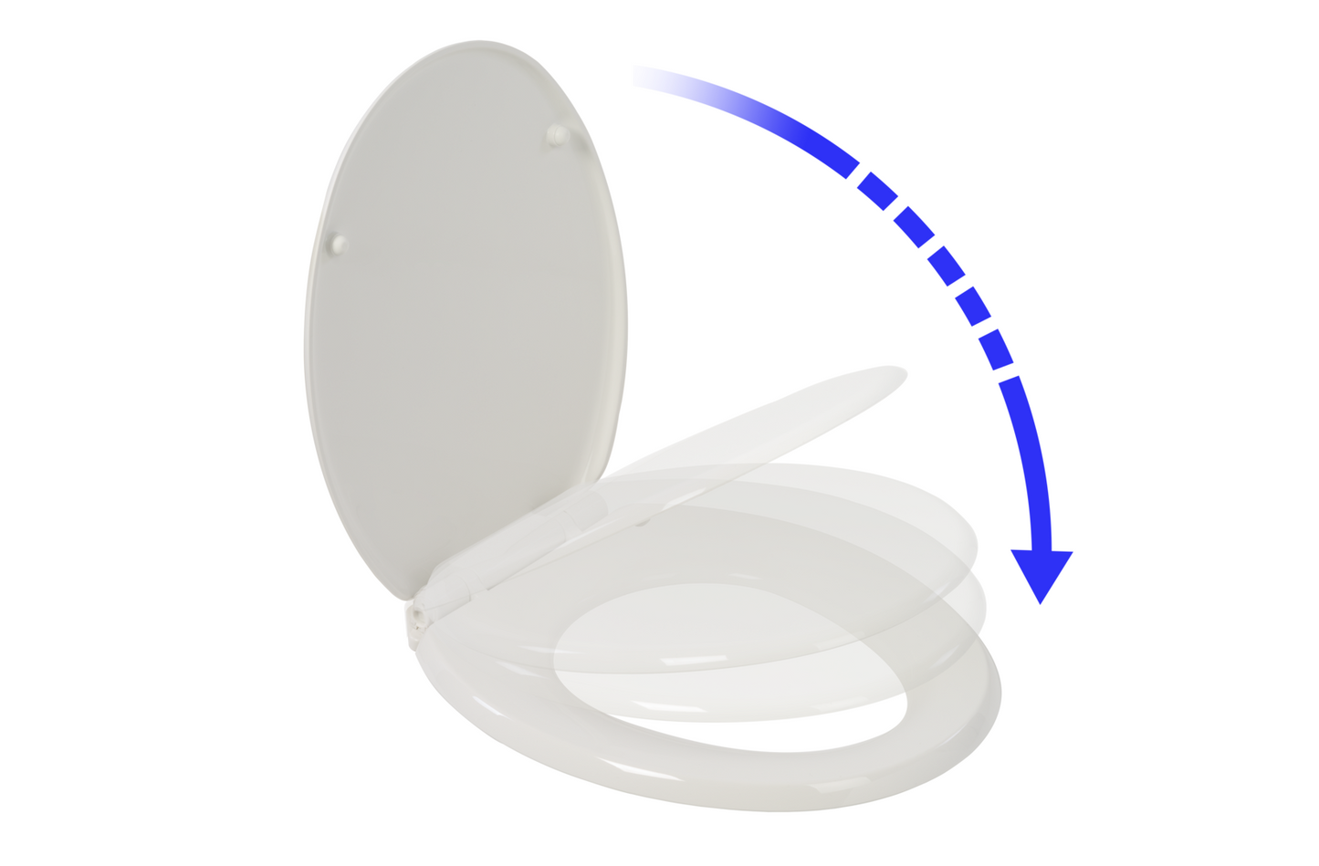 WC-bril softclose – universeel – wit